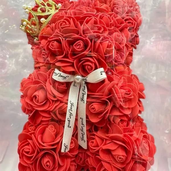 Pudełko Prezent Miś LED 25cm