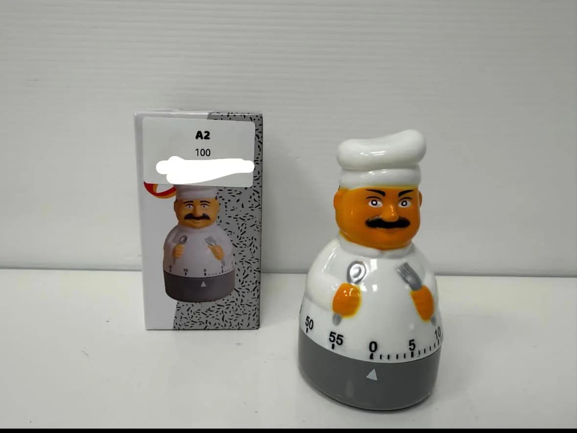 Minutnik Kuchenny Mechaniczny Kształt Szefa Kuchni