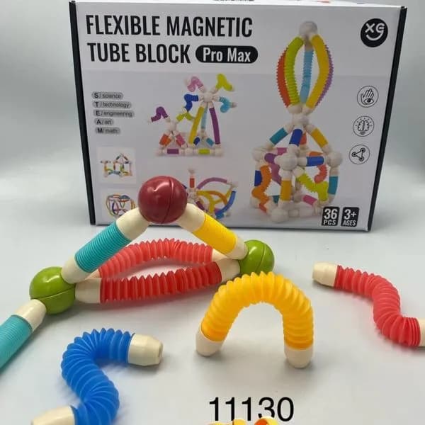Zabawki Flexible Magnetic Tube Block