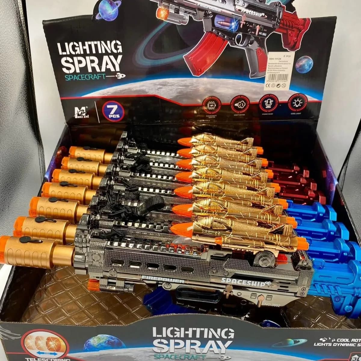 Zabawki Pistolety Lighting Spray