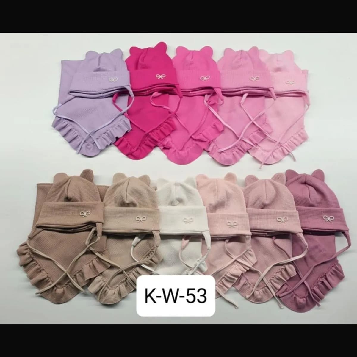 Komplet Czapki Komin dla Dzieci