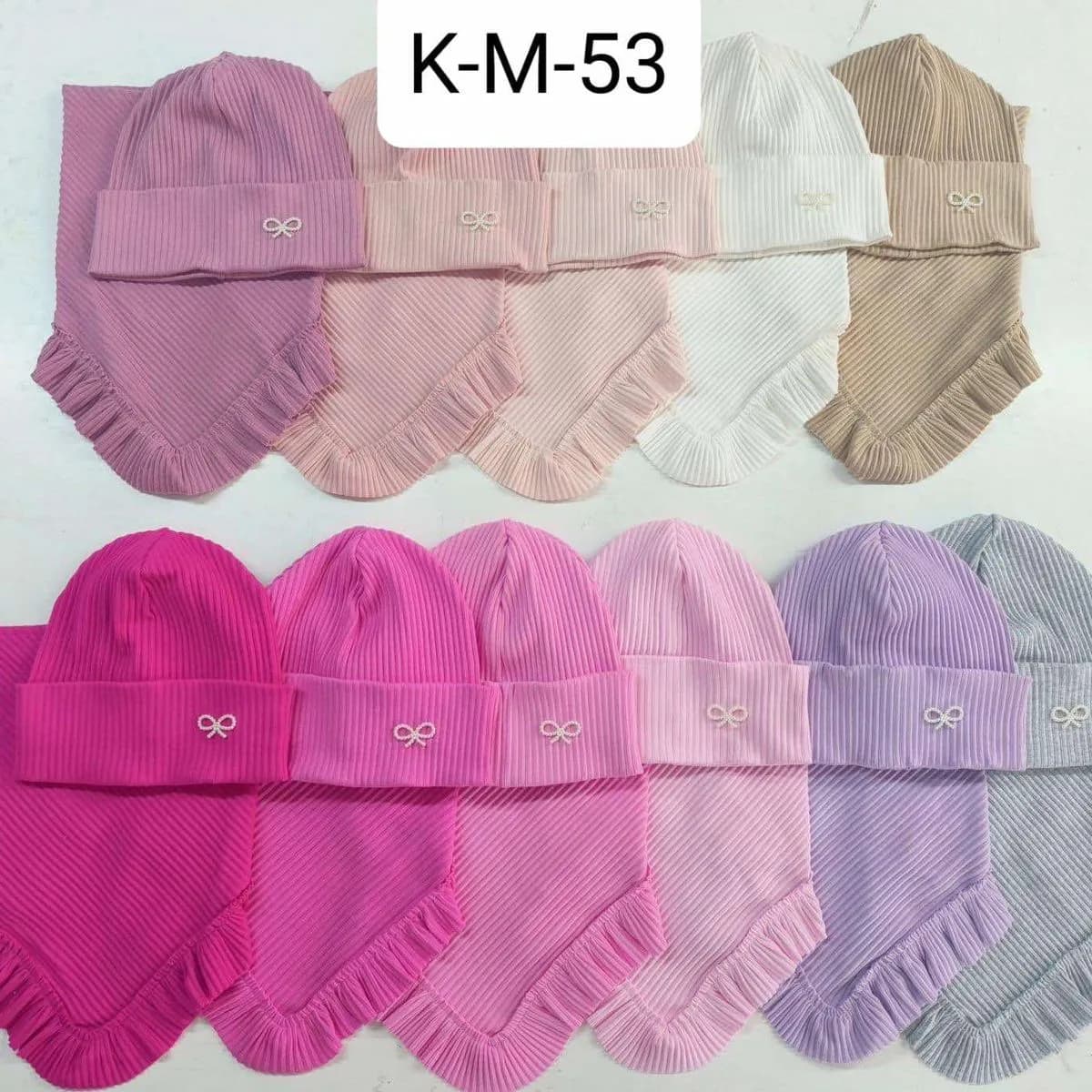 Komplet Czapki Komin dla Dzieci