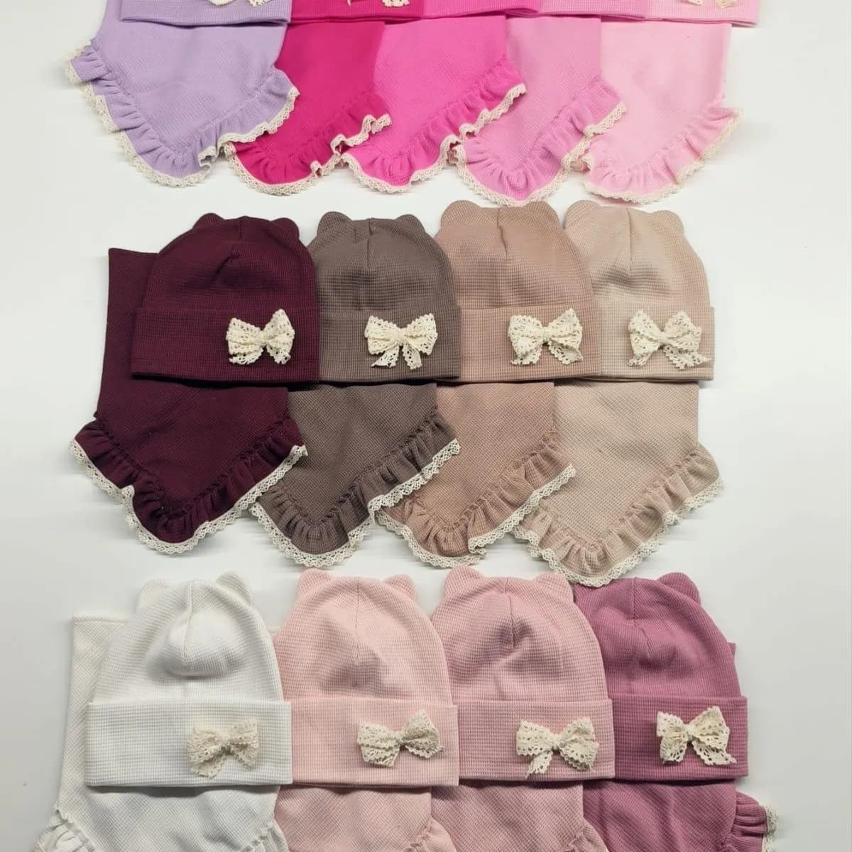 Komplet Czapki Komin dla Dzieci