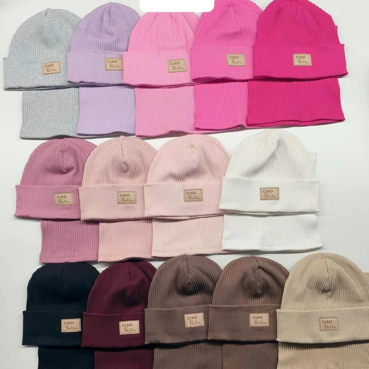 Komplet Czapki Komin dla Dzieci