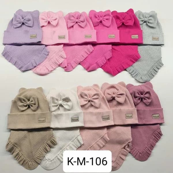 Komplet Czapki Komin dla Dzieci