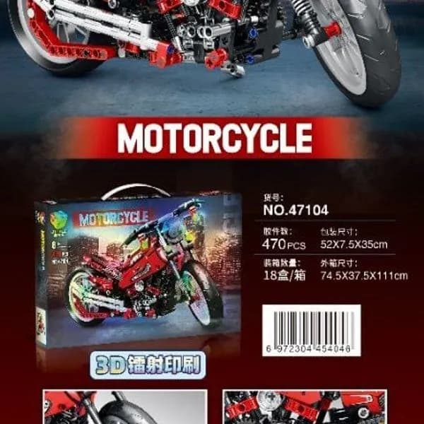 Zabawki Klocki Motorcycle