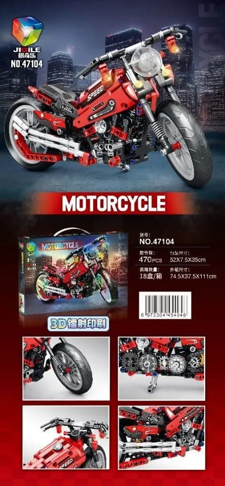 Zabawki Klocki Motorcycle