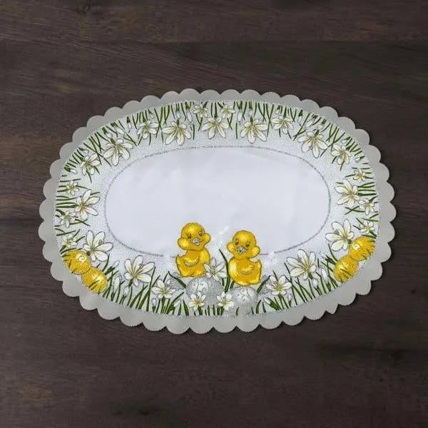 Serwetka Wielkanocna 32/48 z Kaczuszkami i Stokrotkami