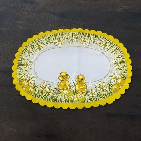 Serwetka Wielkanocna 32/48 z kaczkami i narcyzami