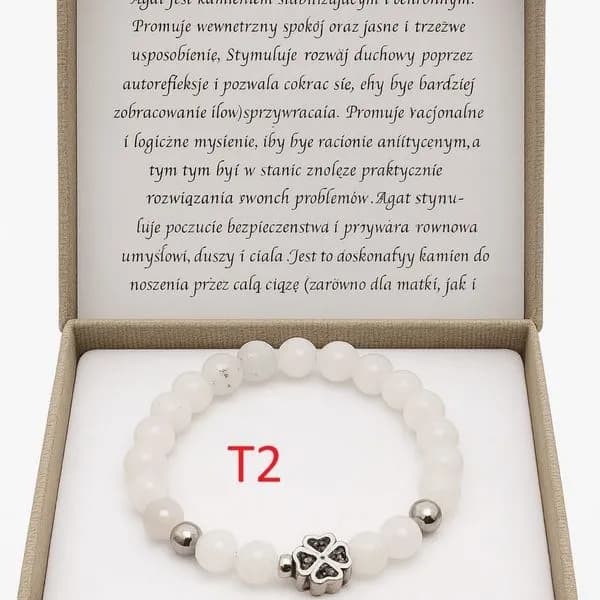 Bransoletka z Naturalnego Agatu