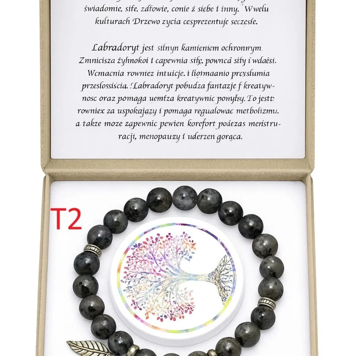 Bransoletka z Naturalnego Labradorytu