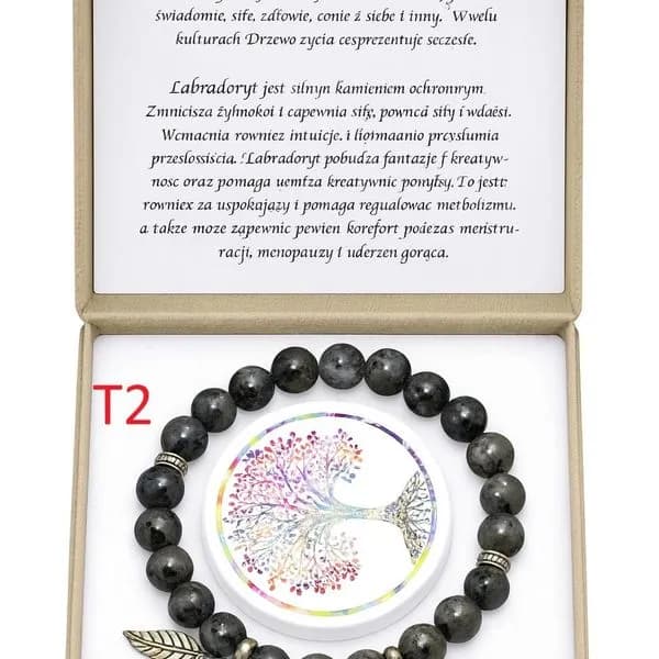Bransoletka z Naturalnego Labradorytu