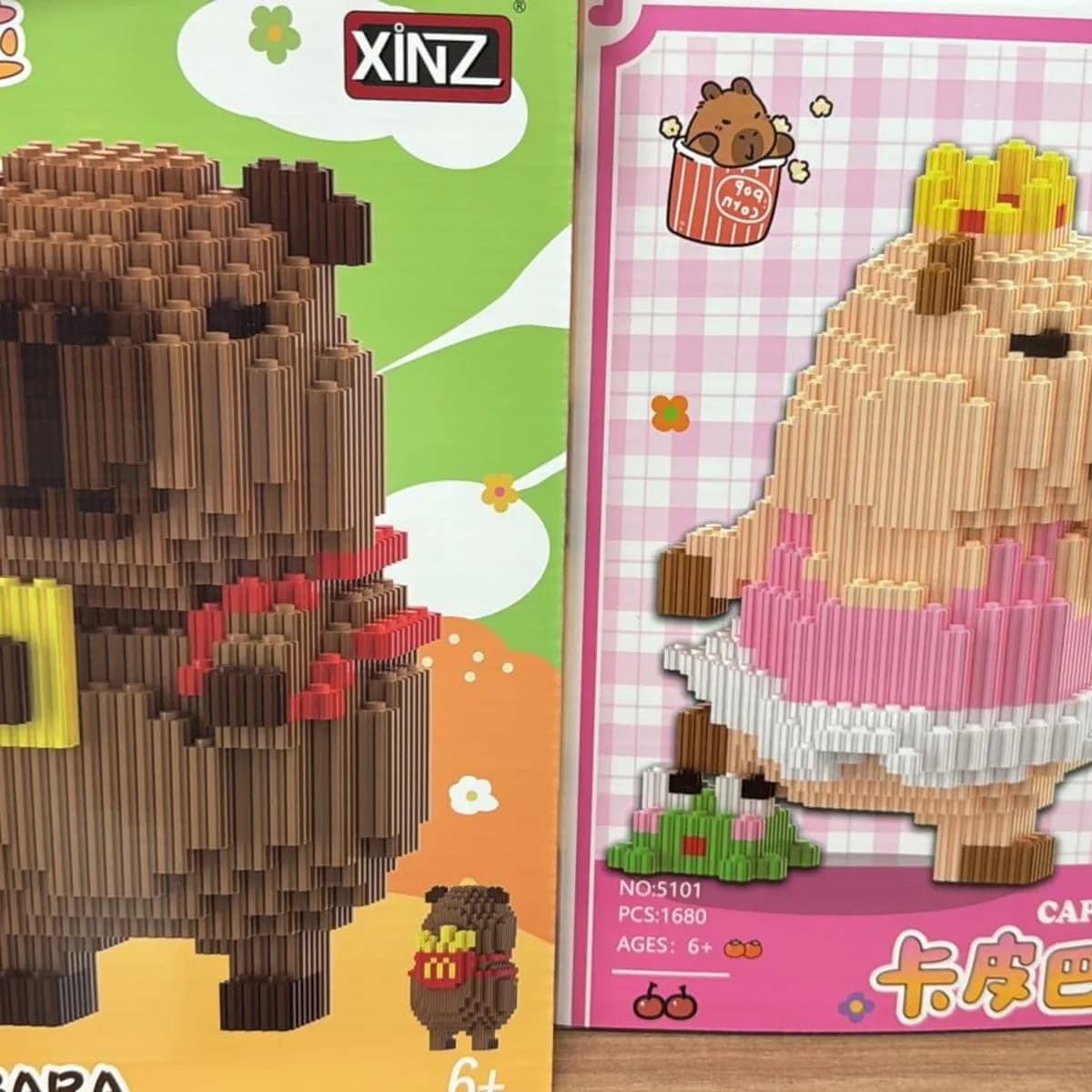 Zabawki Klocki Kapibara XINZ 154 pcs