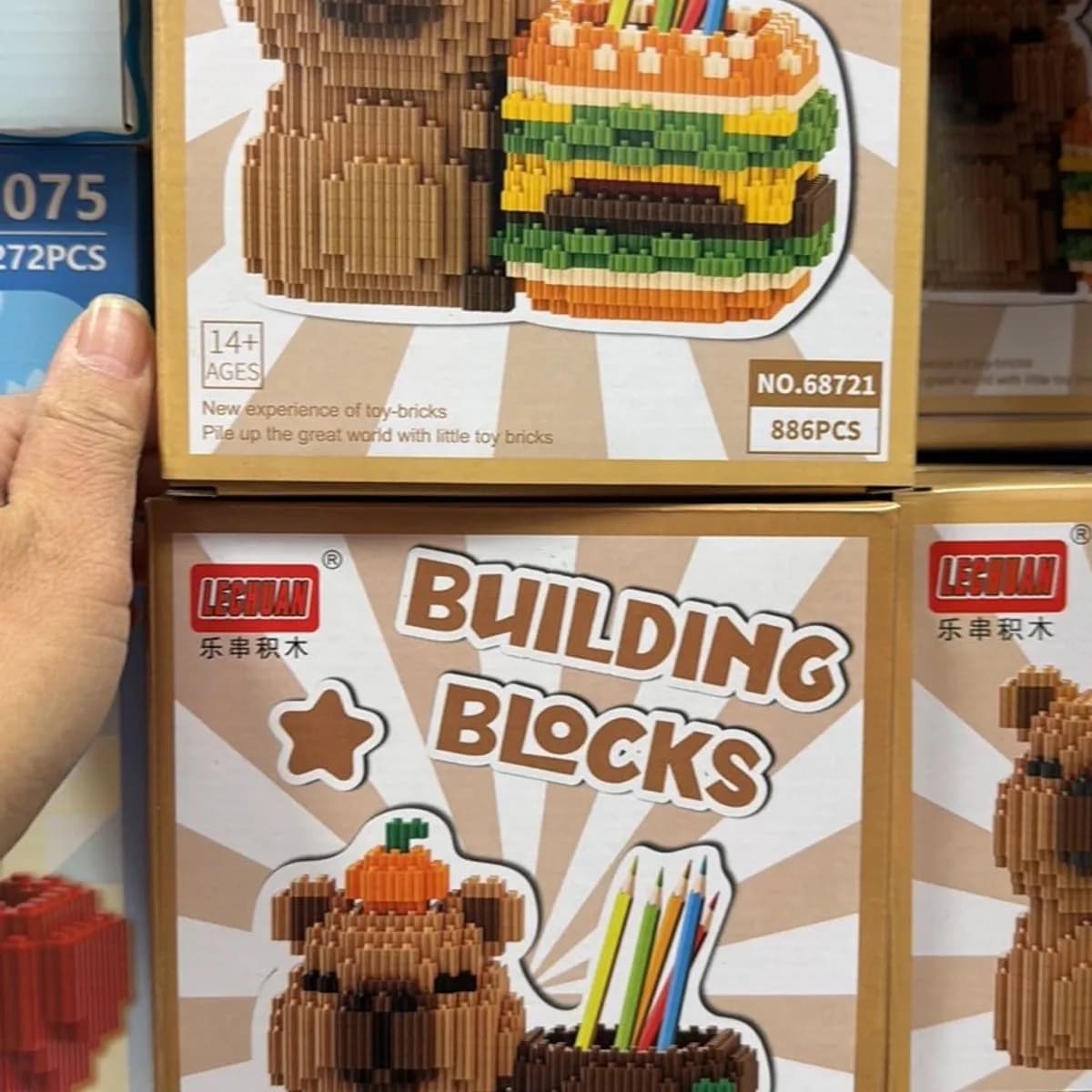 Zestaw klocków budujących Kapibara 48 szt NO.6875