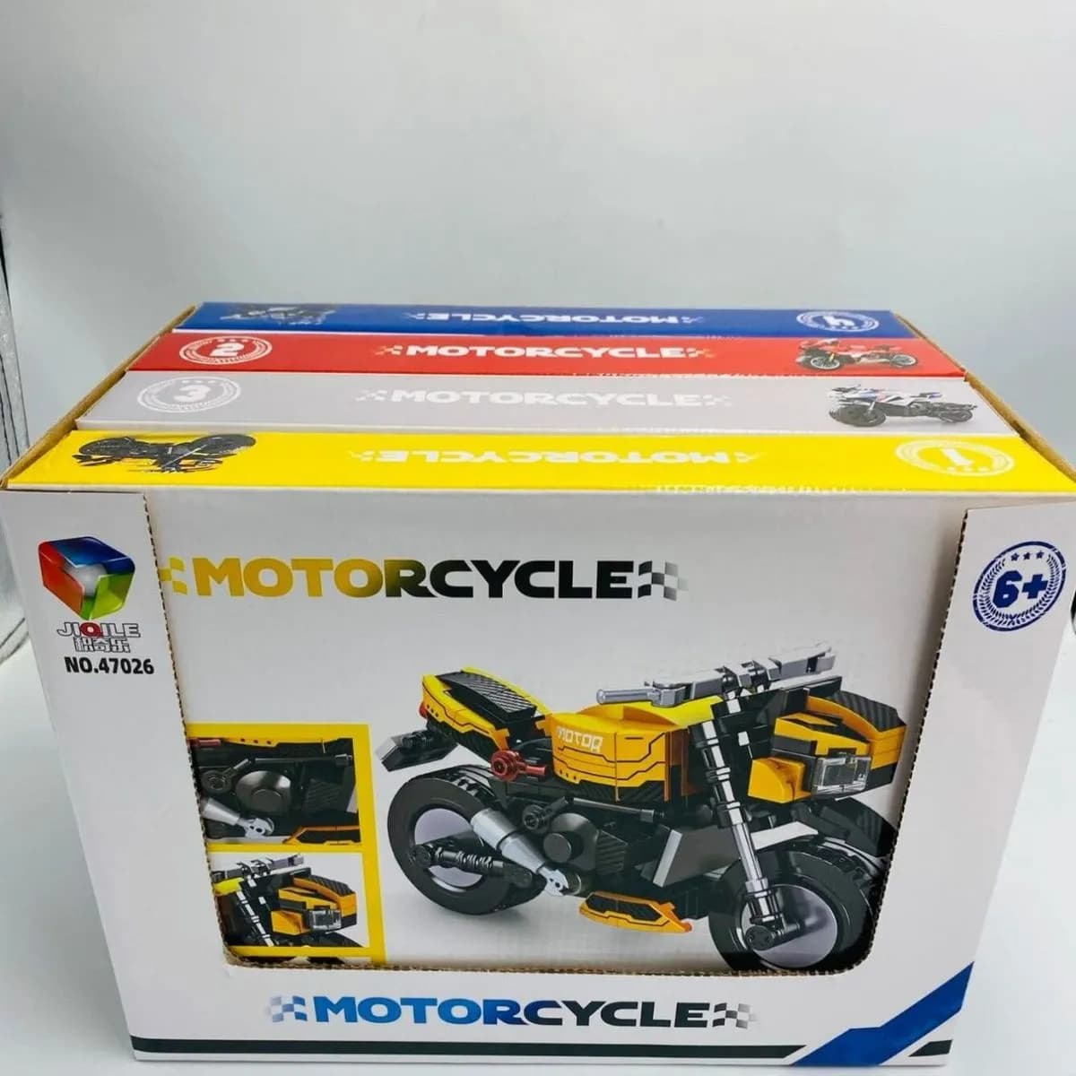 Zestaw klocków Motorcycle do składania, 4 szt