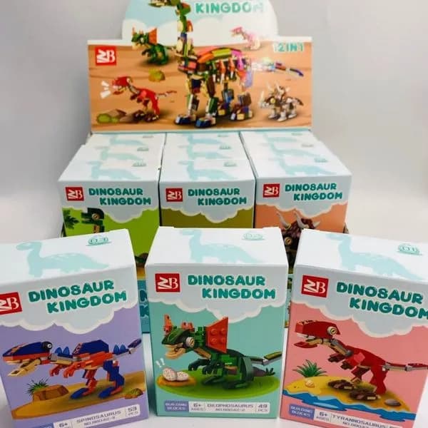 Zabawki Klocki Dinosaur Kingdom W310126-132