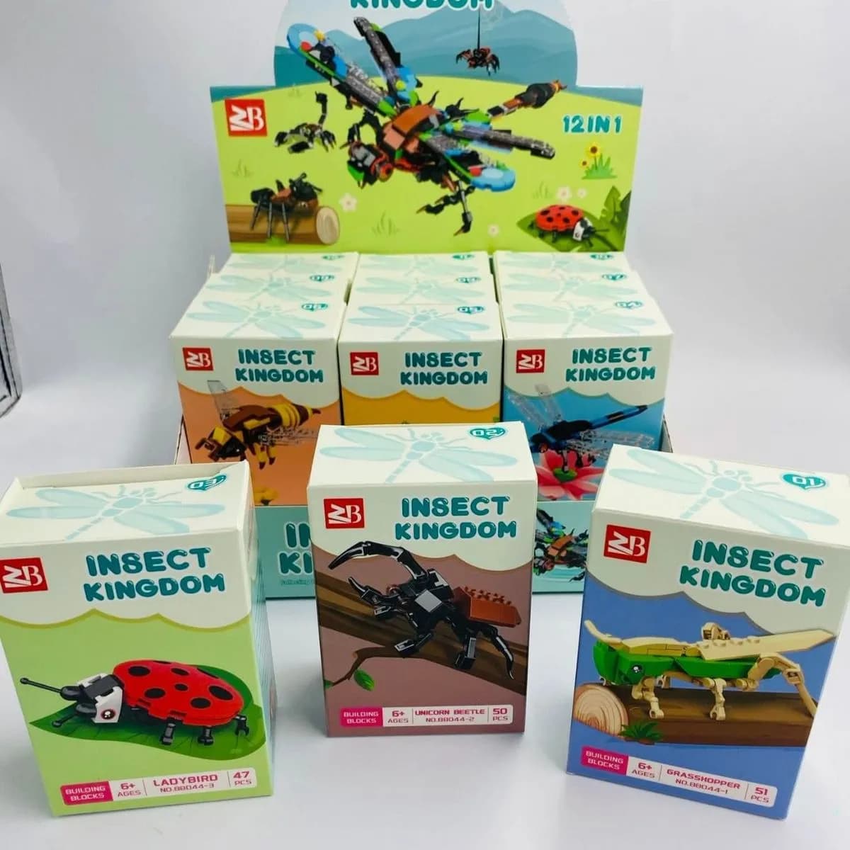 Zabawki Klocki Insect Kingdom 2w1