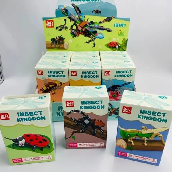 Zabawki Klocki Insect Kingdom 2w1