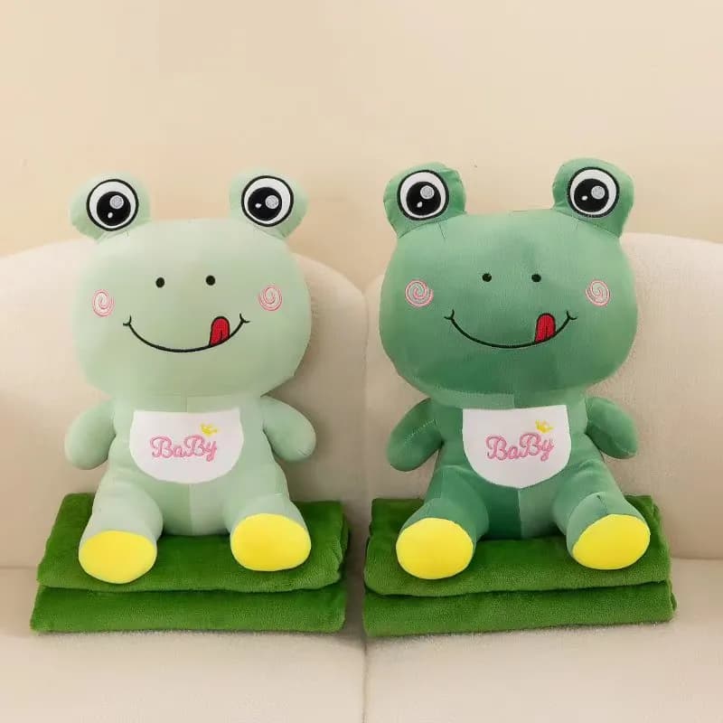 Maskotka Żaba z Kocykiem W310126-62