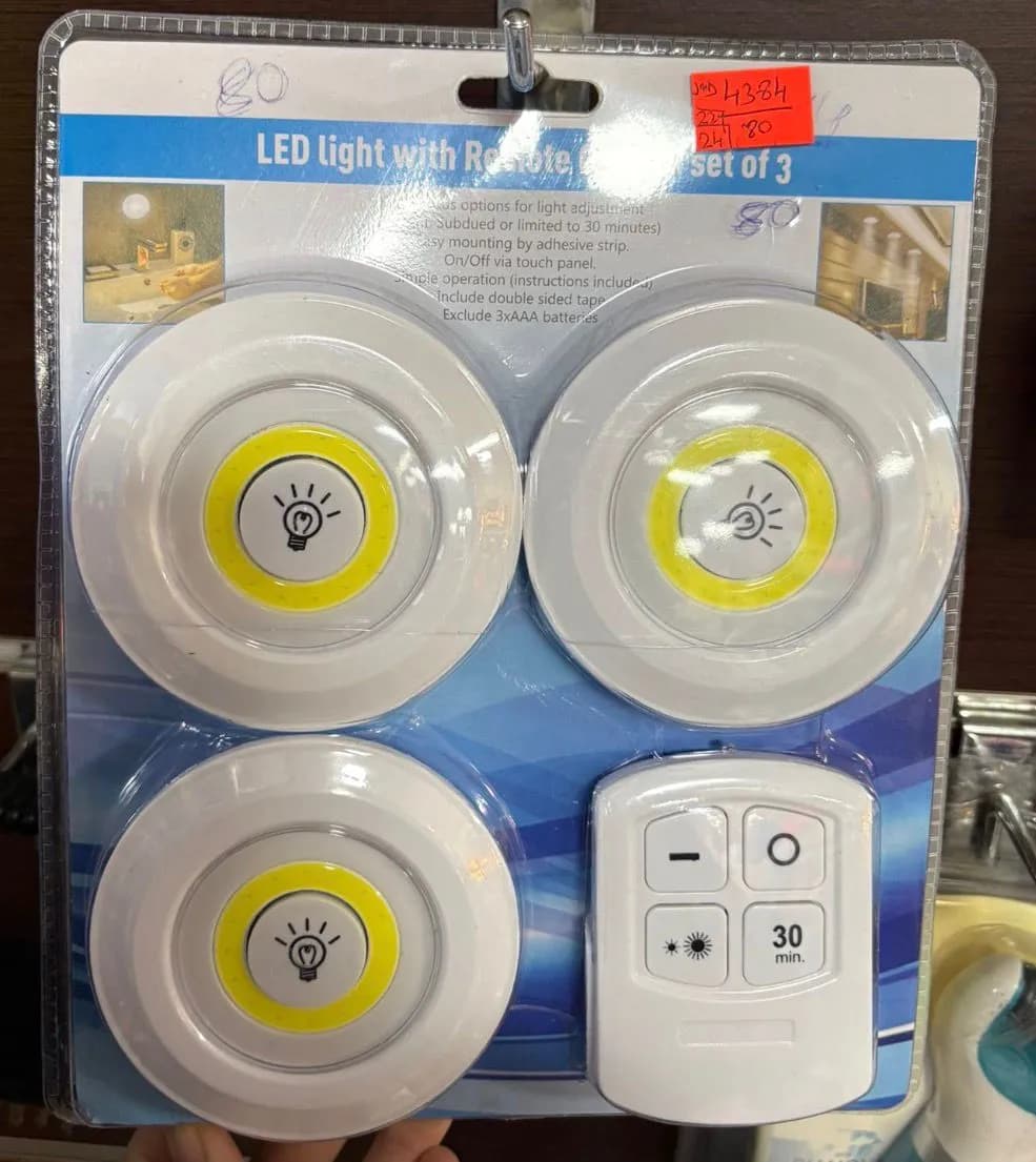 Lampki LED Bezprzewodowe z Pilotem