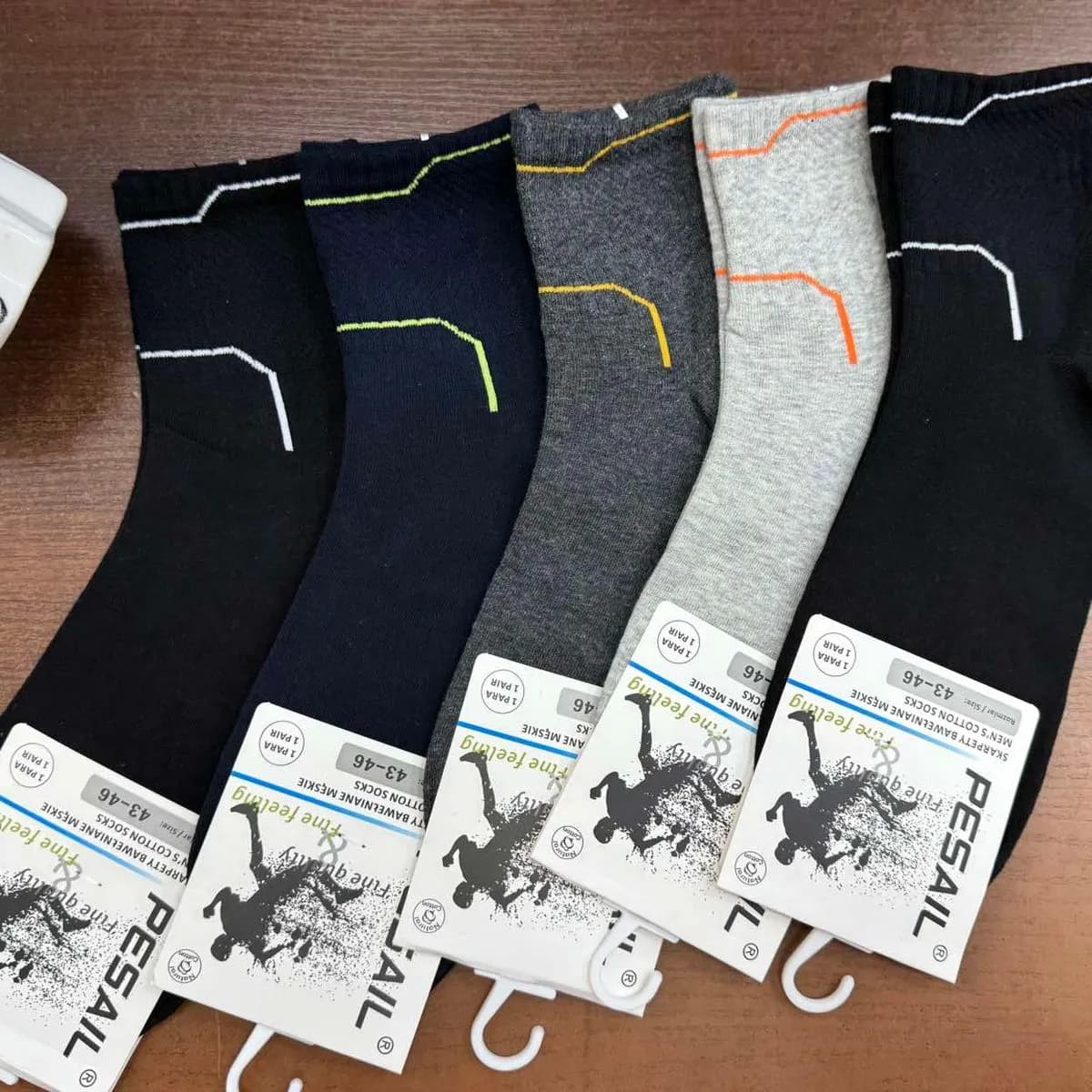 Skarpetki męskie sportowe 5 par W60326-130