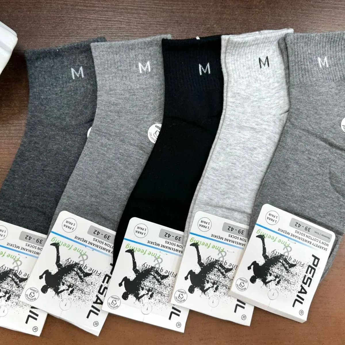 Skarpetki męskie sportowe ANKO rozmiar M, 5 szt