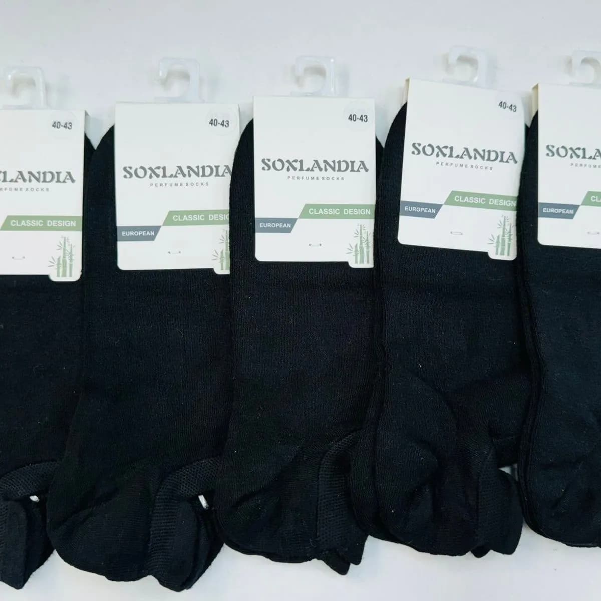 Skarpetki męskie Soxlandia Classic XL-2G czarne 5 szt