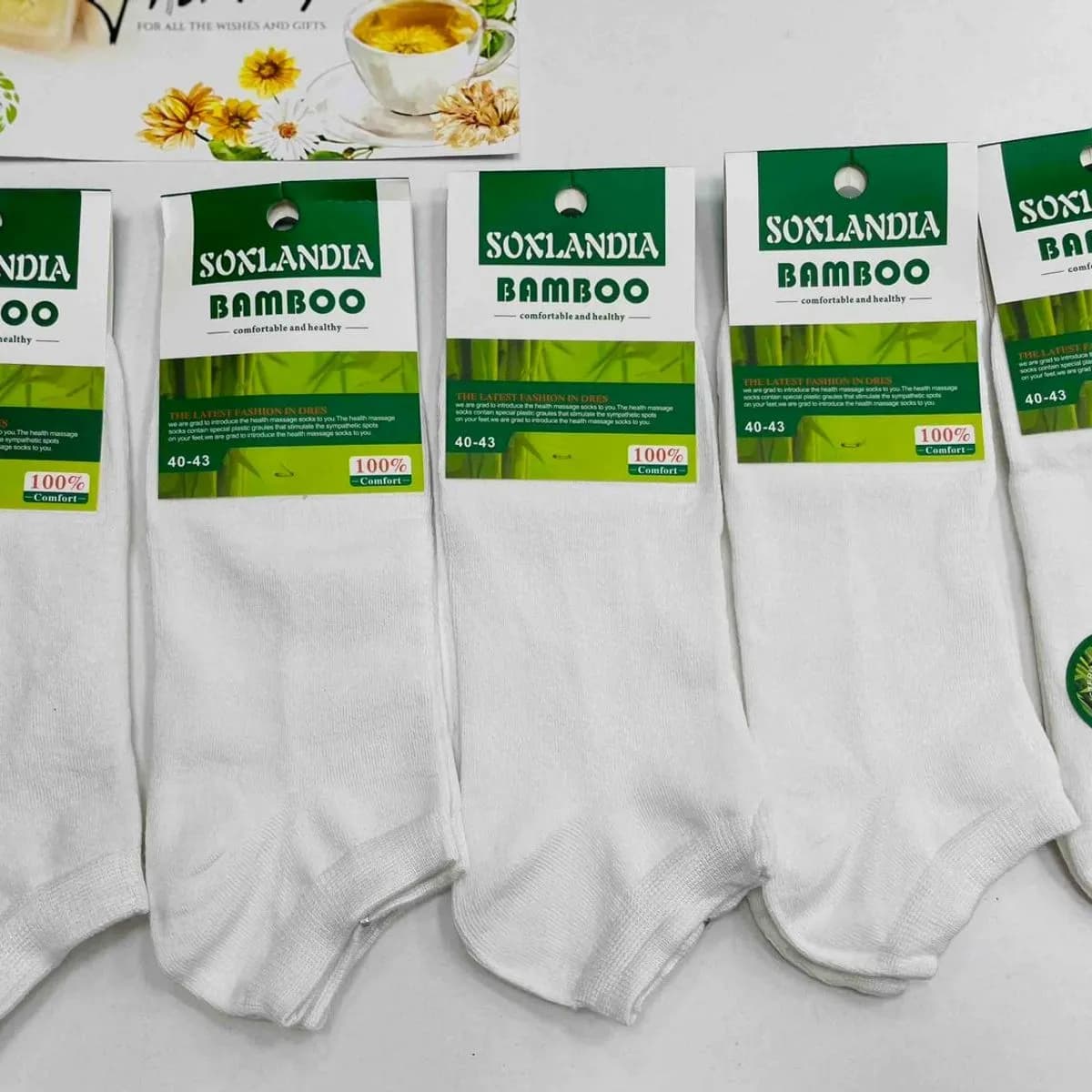 Skarpetki męskie bambusowe Sockslandia 40-43