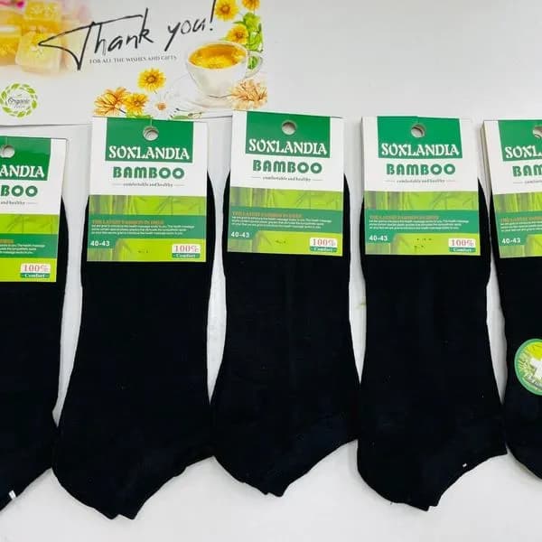 Skarpetki męskie Söxlandia Bamboo 42-46 czarne