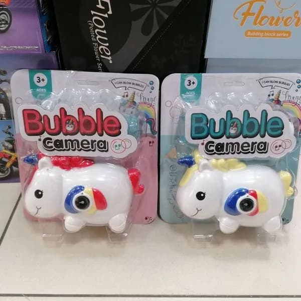 Zabawka Bubble Camera jednorożec 3+