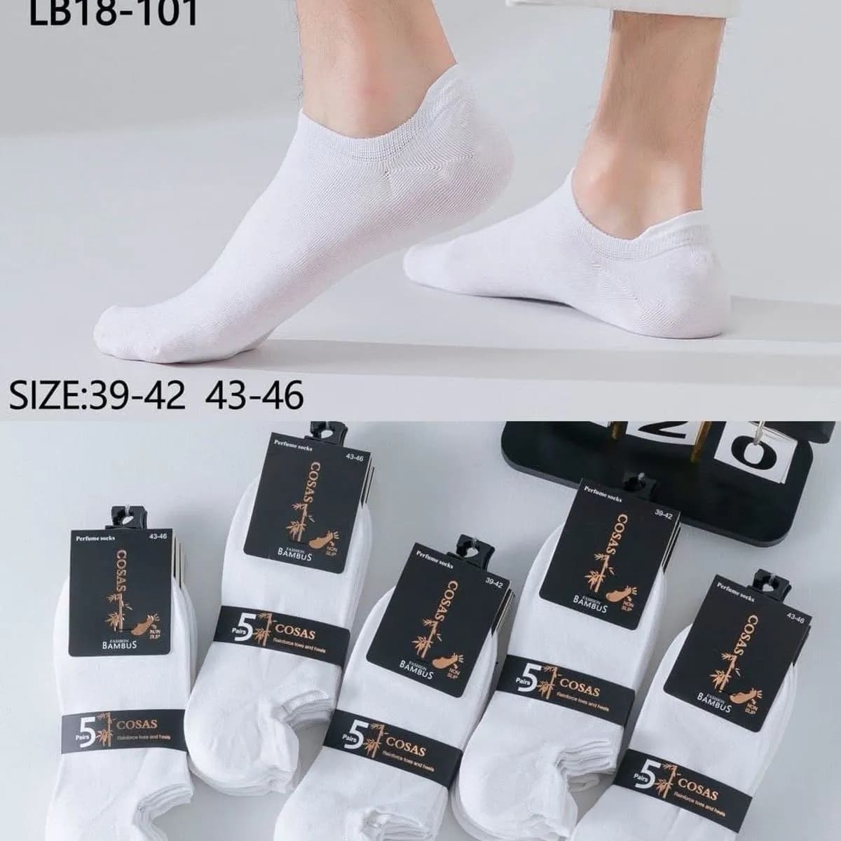 Skarpetki męskie Cosasas LB18-101 rozmiar 39-46