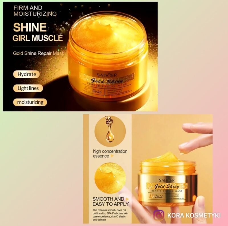 Maska na noc 24K Gold