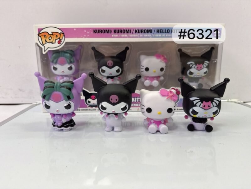 Kolekcja Figurek Kuromi i Hello Kitty