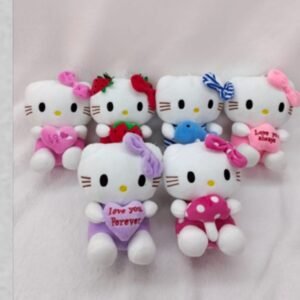 Pluszowa maskotka Hello Kitty z serduszkami