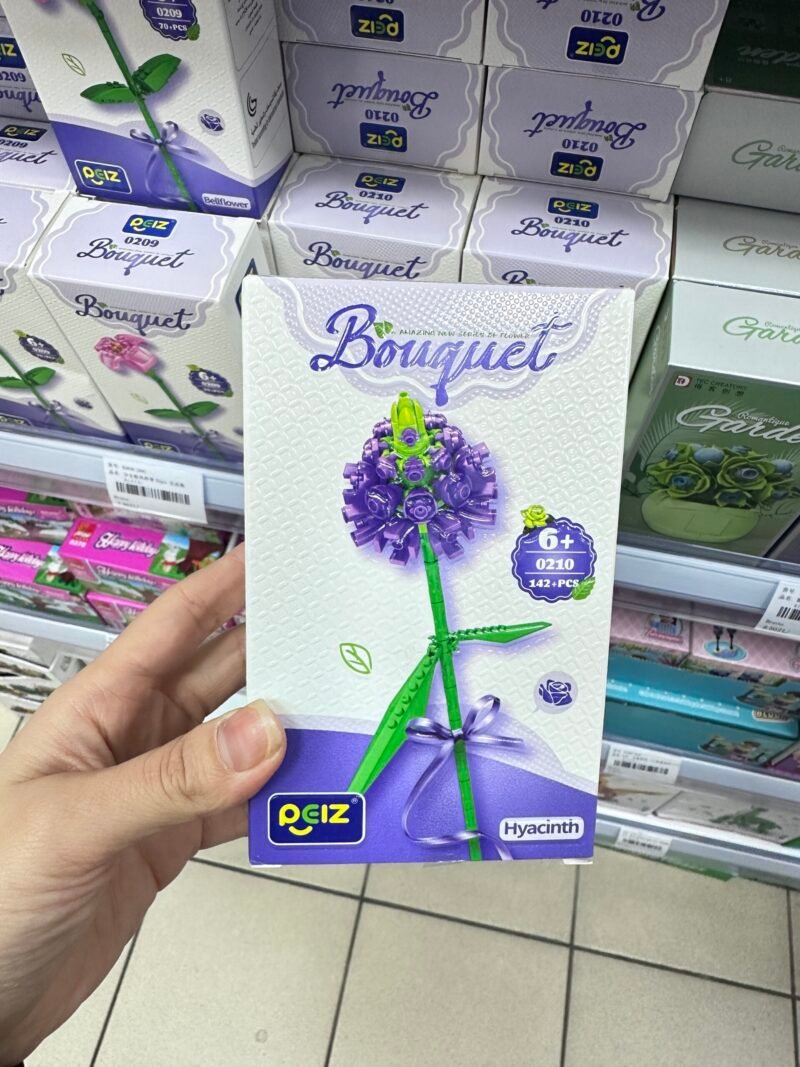 Zabawki Klocki Kwiaty Bouguet