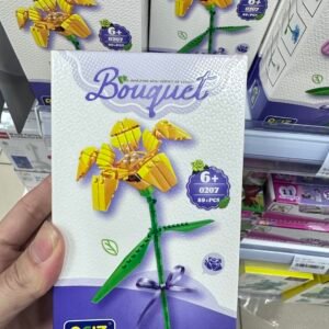 Zabawki Klocki Kwiaty Bouguet