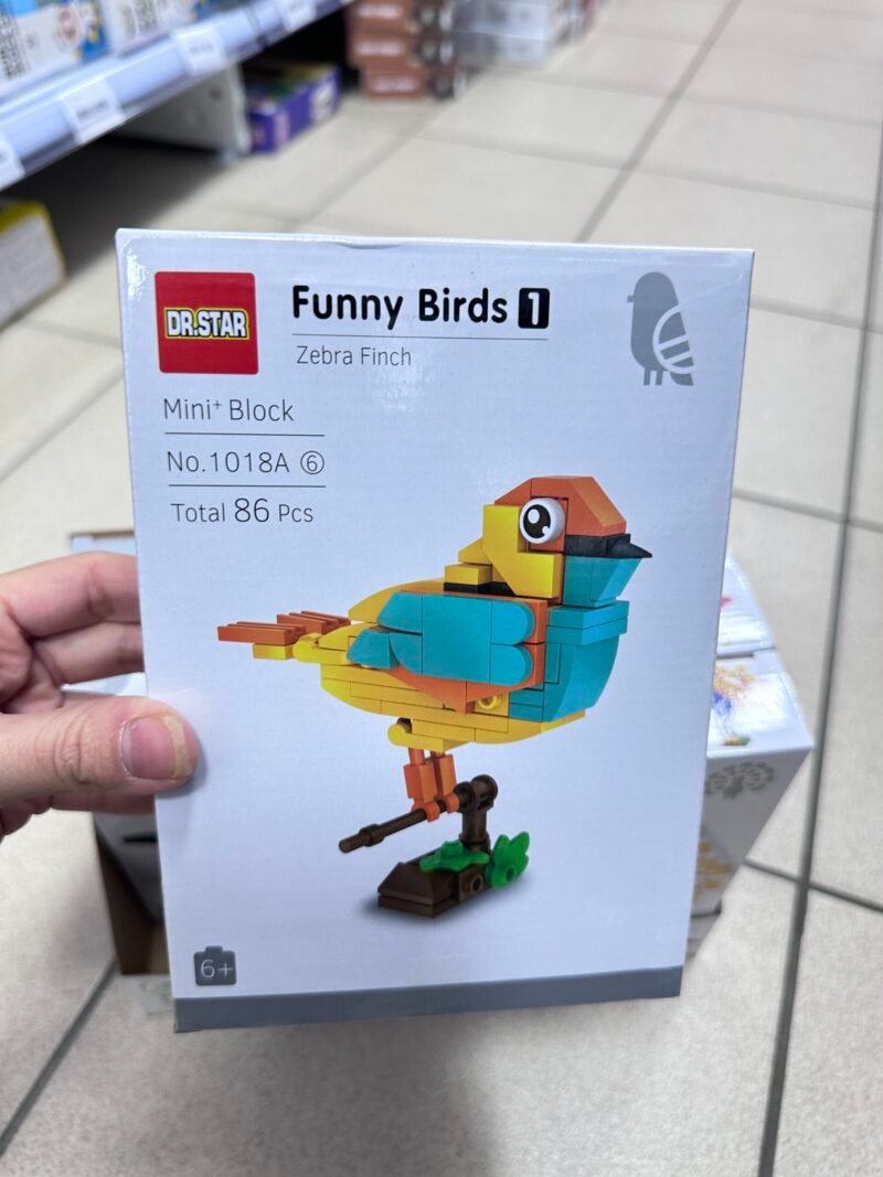 Zabawki Klocki Funny Birds