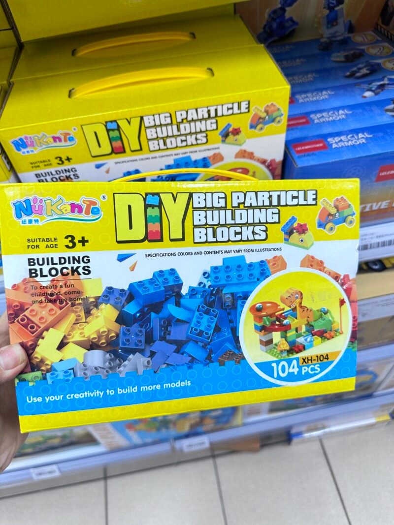 Zabawki Klocki Kolorowe 104PCS
