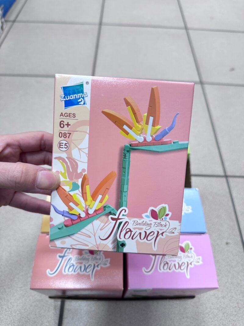 Zabawki Klocki Kwiaty Flower - obrazek 9