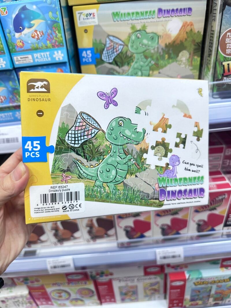 Puzzle Zabawki Dinozaury - obrazek 2