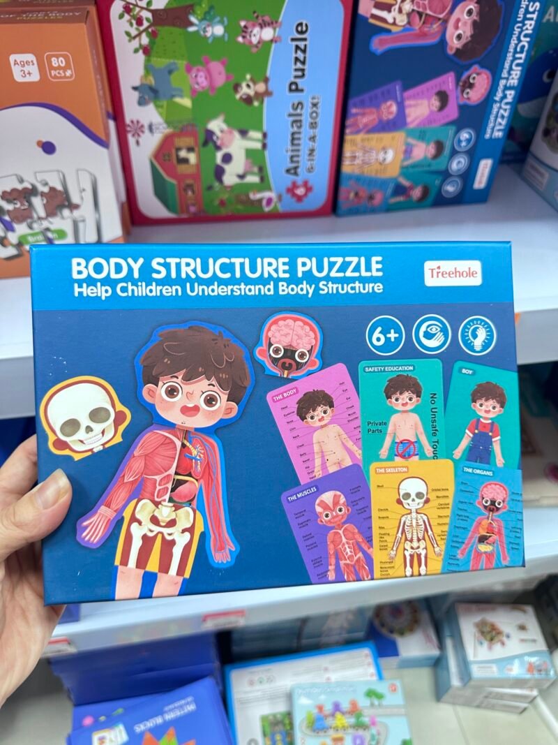 Zabawka Body Structure Puzzle