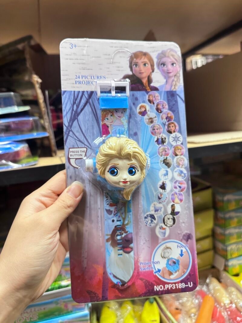 Zegarek 3D z Projektorem Frozen