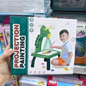 Projektor na baterie z akcesoriami ze światłem