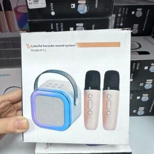 Zestaw Karaoke Głośnik Bluetooth z 2 Mikcrofone
