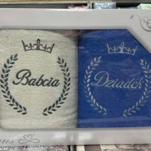 Ręczniki Babcia Dziądek Rozimar 70x140 2PCS