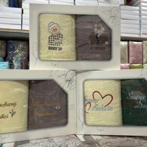 Ręczniki Babcia Dziądek Rozimar 50x100 2PCS