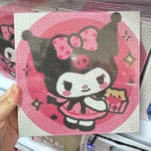 Haft Diamentowy Malowanie Kuromi 20x20cm