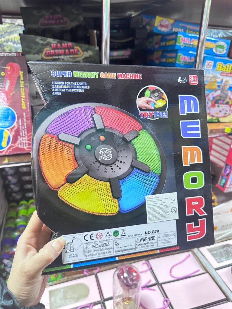 Gra Memory Pamięciowa Elektroniczna Światła Dźwięk - obrazek 2