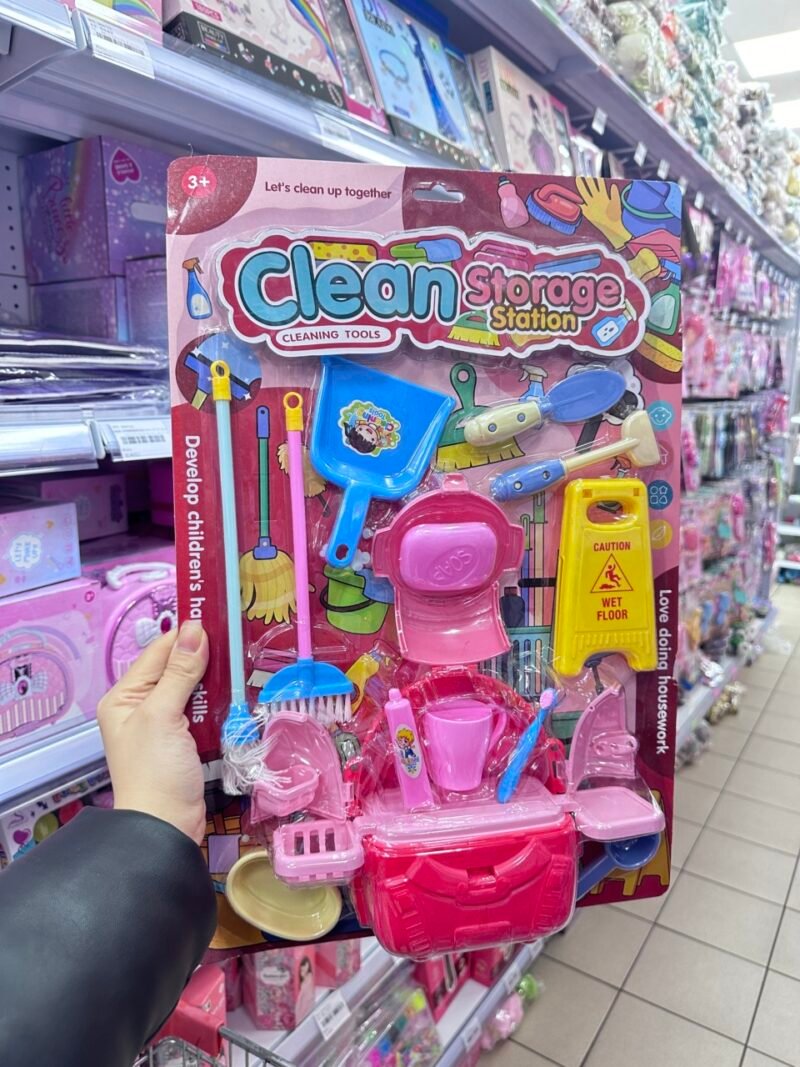 Zabawka Mini Clean Storage Station dla Dzieci
