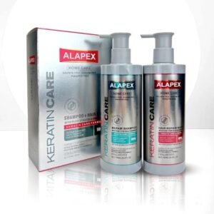 Zestaw Szampon & Maska Odbudowujący ALAPEX Keratin Care